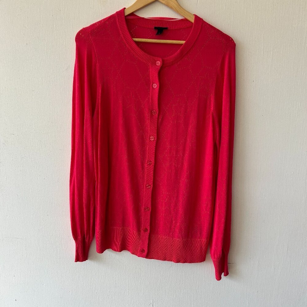 Torrid Cardigan Womens 12 Pink Button Front Barbiecore Sweater Torrid 0